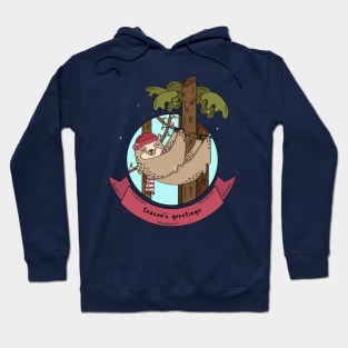 Sloth Seasons Greetings Hoodie